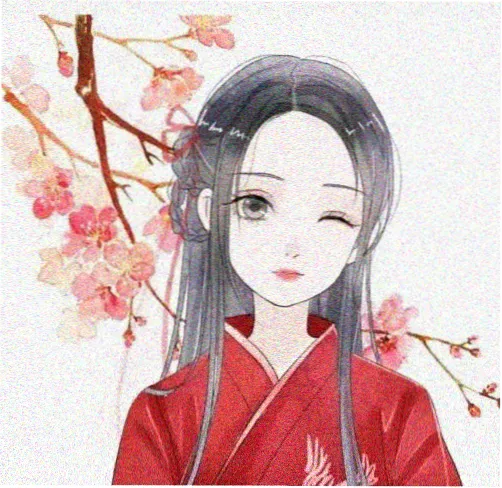 读者头像示意：紫色招牌轮廓